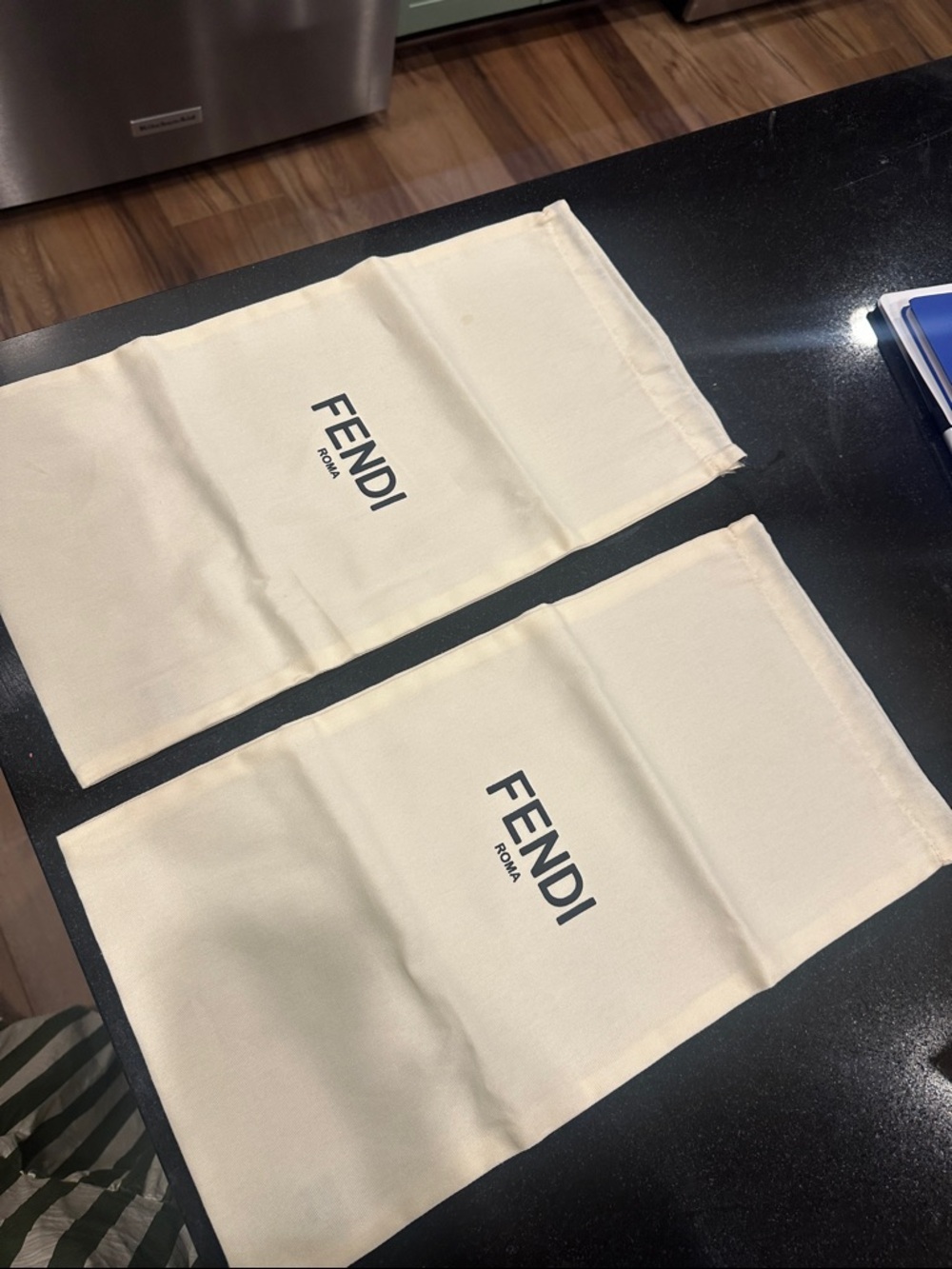 Pair of Fendi dustbags
